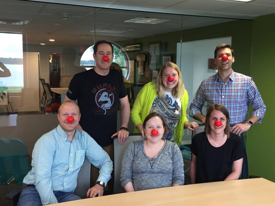 Showing Our Support on Red Nose Day