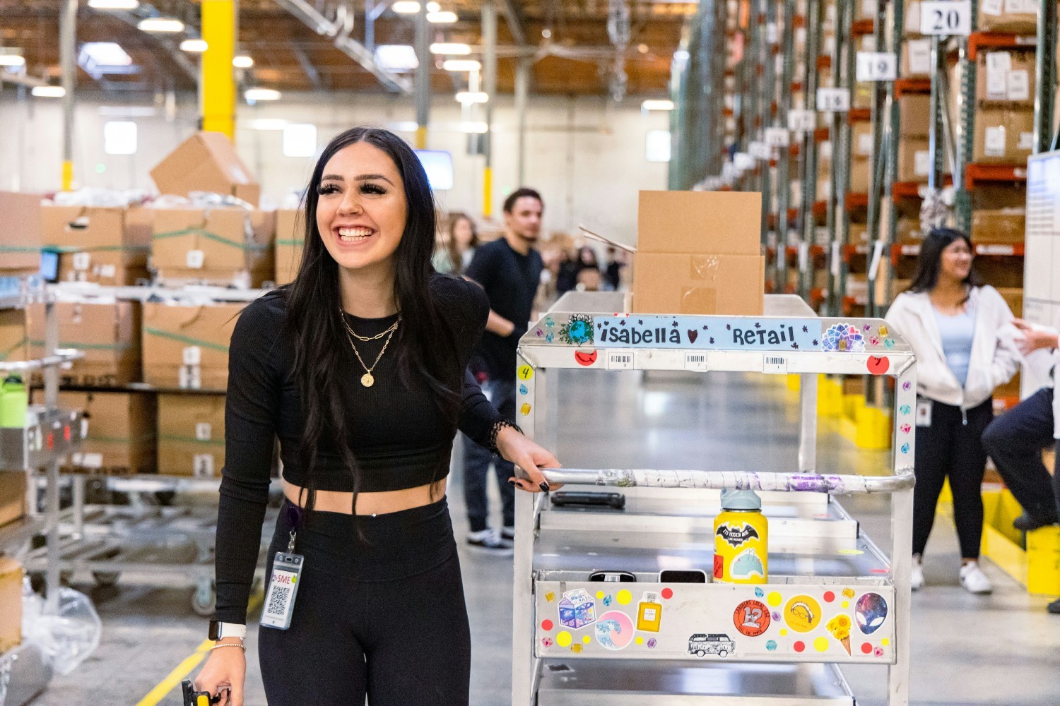 Employee at our Distribution Centre in Sumner, WA.