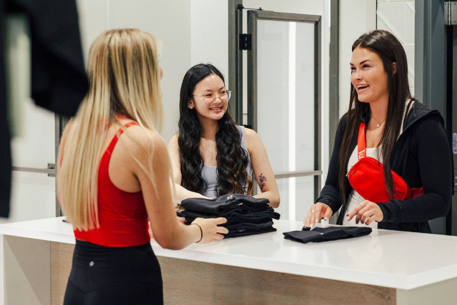 Employees at our retail store in Columbus, OH.