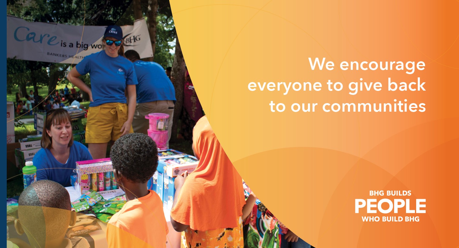 We encourage everyone to give back to our communities.