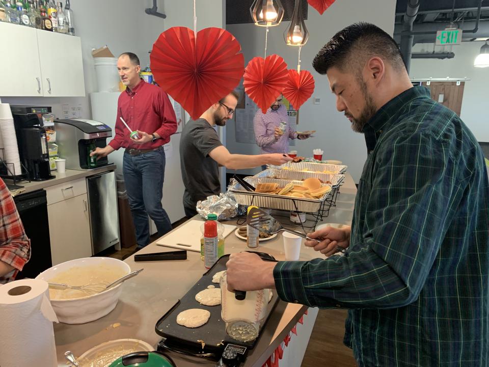 Valentine's Day breakfast for our lovely employees in MD