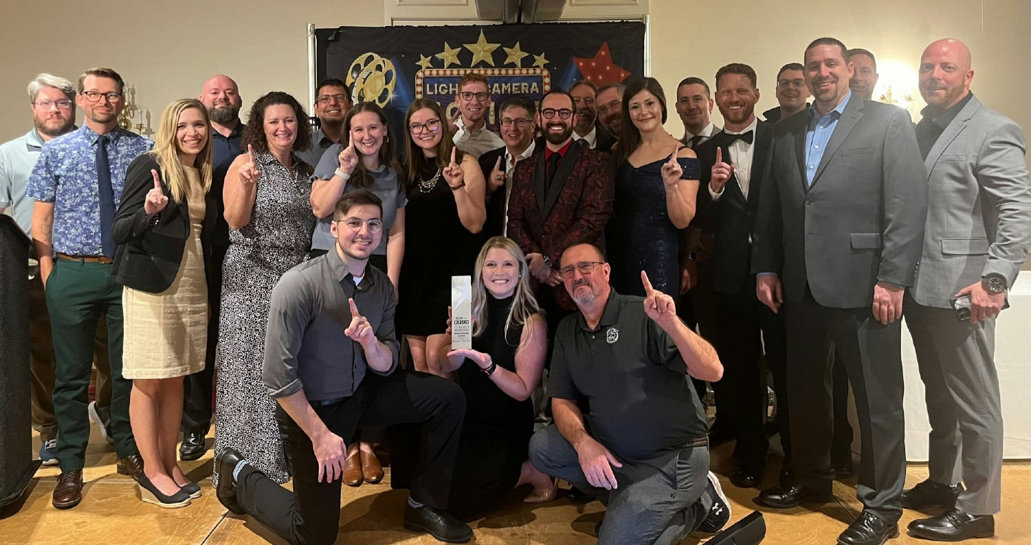 Dayton team at the Dayton Business Journal's Best Place to Work Award Banquet 