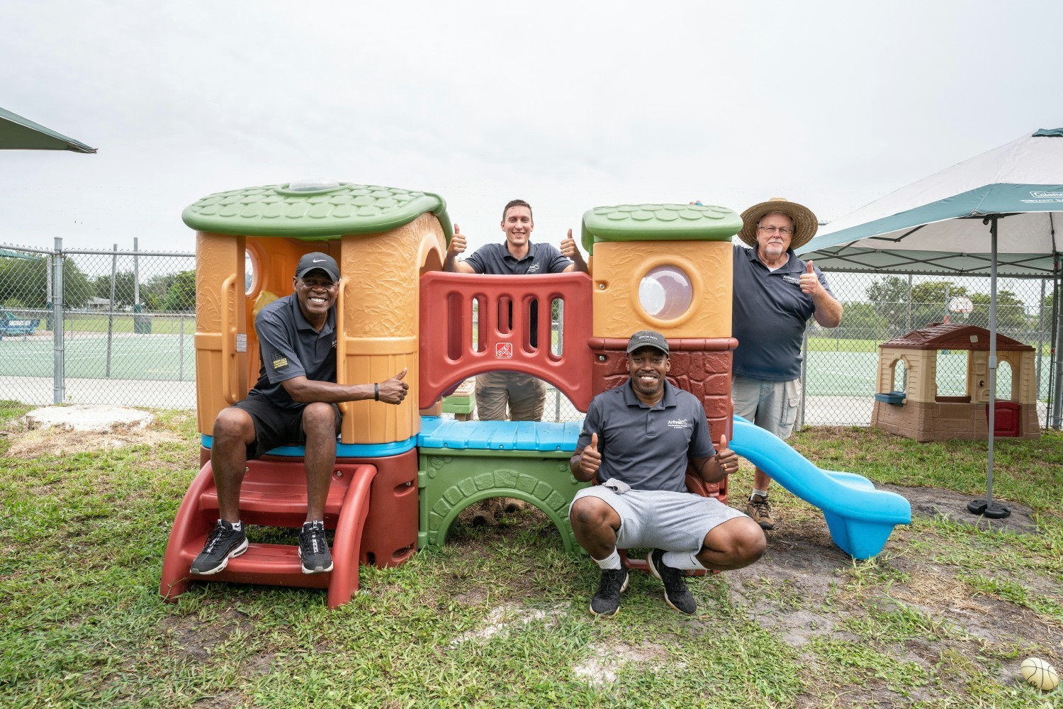 Arthrex employees used their Volunteer PTO hours to rebuild a playground for school children in Immokalee, Florida.