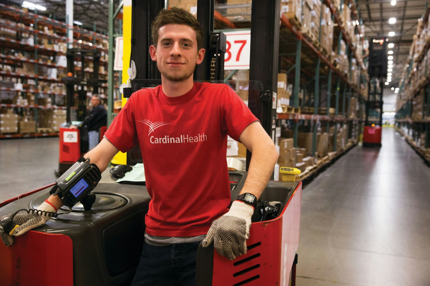 Employee at Cardinal Health National Logistics Center (NLC).