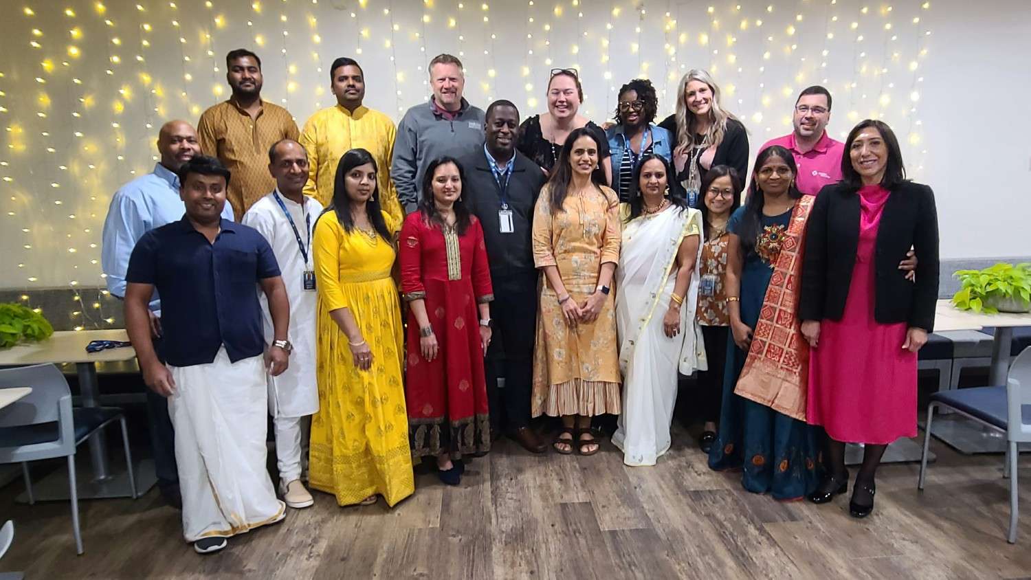 The Moser offices celebrate Diwali. 