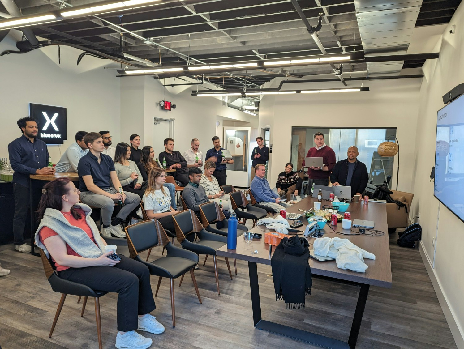 Bi-monthly Last Friday Meeting with Bluecrux worldwide