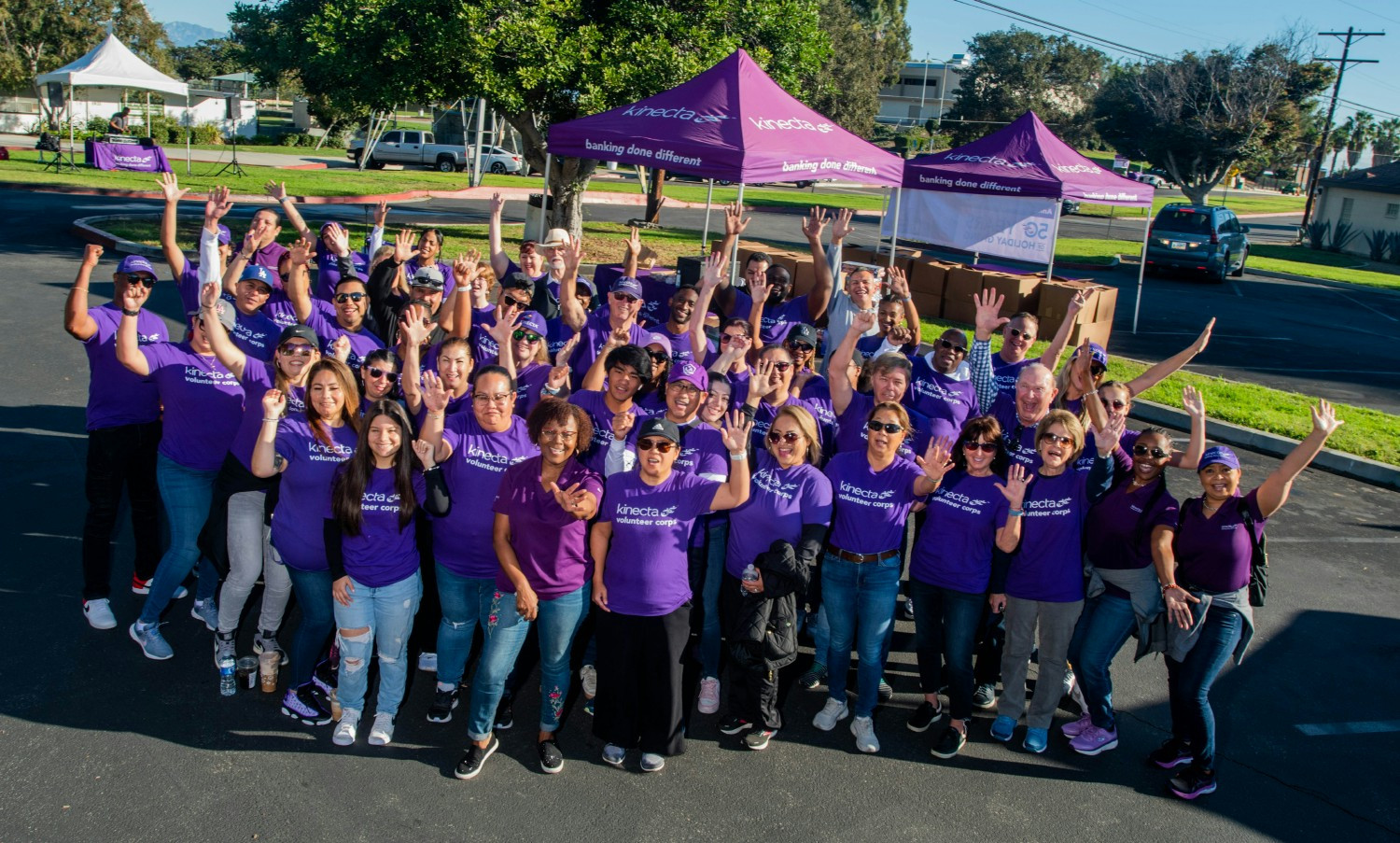 Kinecta hosted its annual food drive.