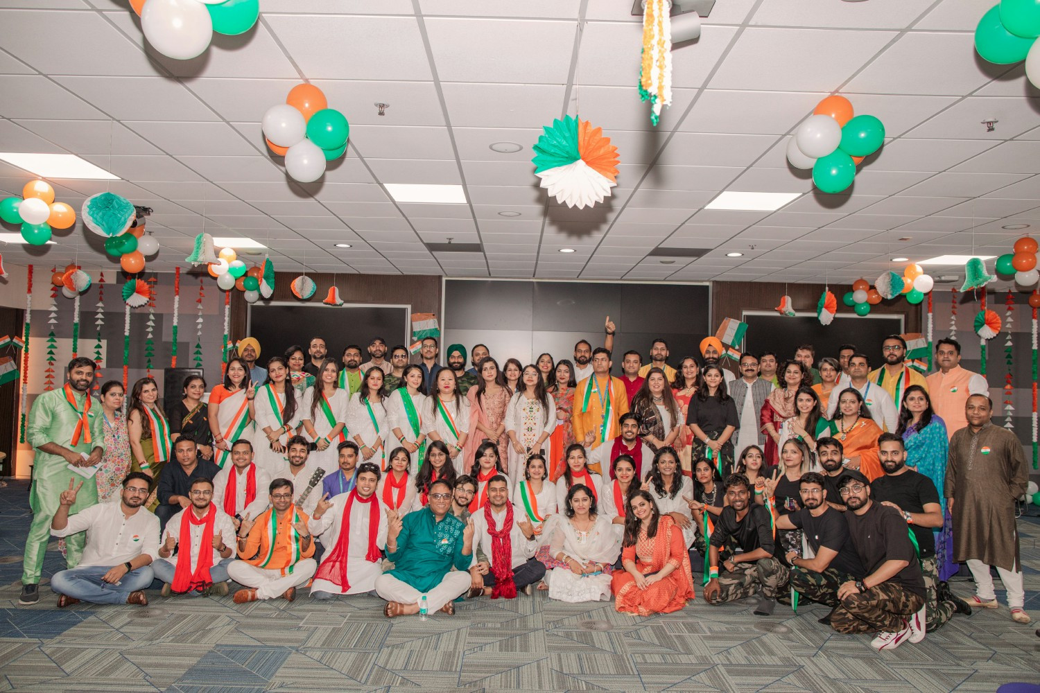 Agilent India team celebrating Independence Day with SPICE - the Cultural Committee