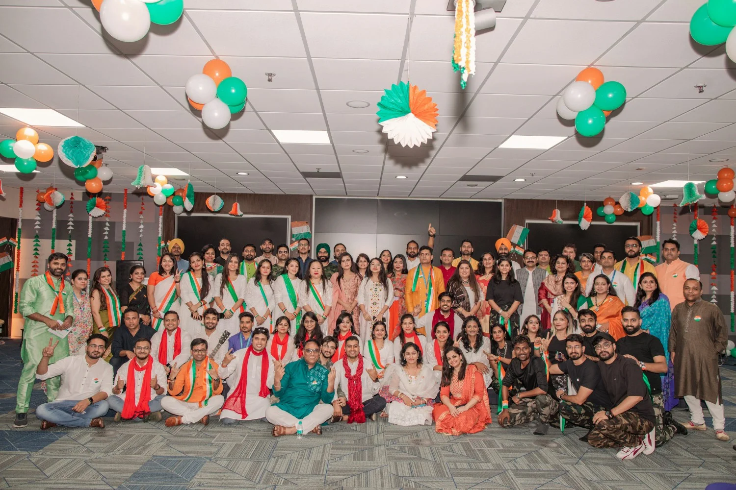 Agilent India team celebrating Independence Day with SPICE - the Cultural Committee