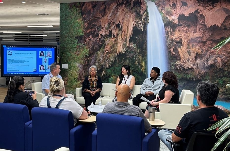 Career conversations in our Phoenix office career panel