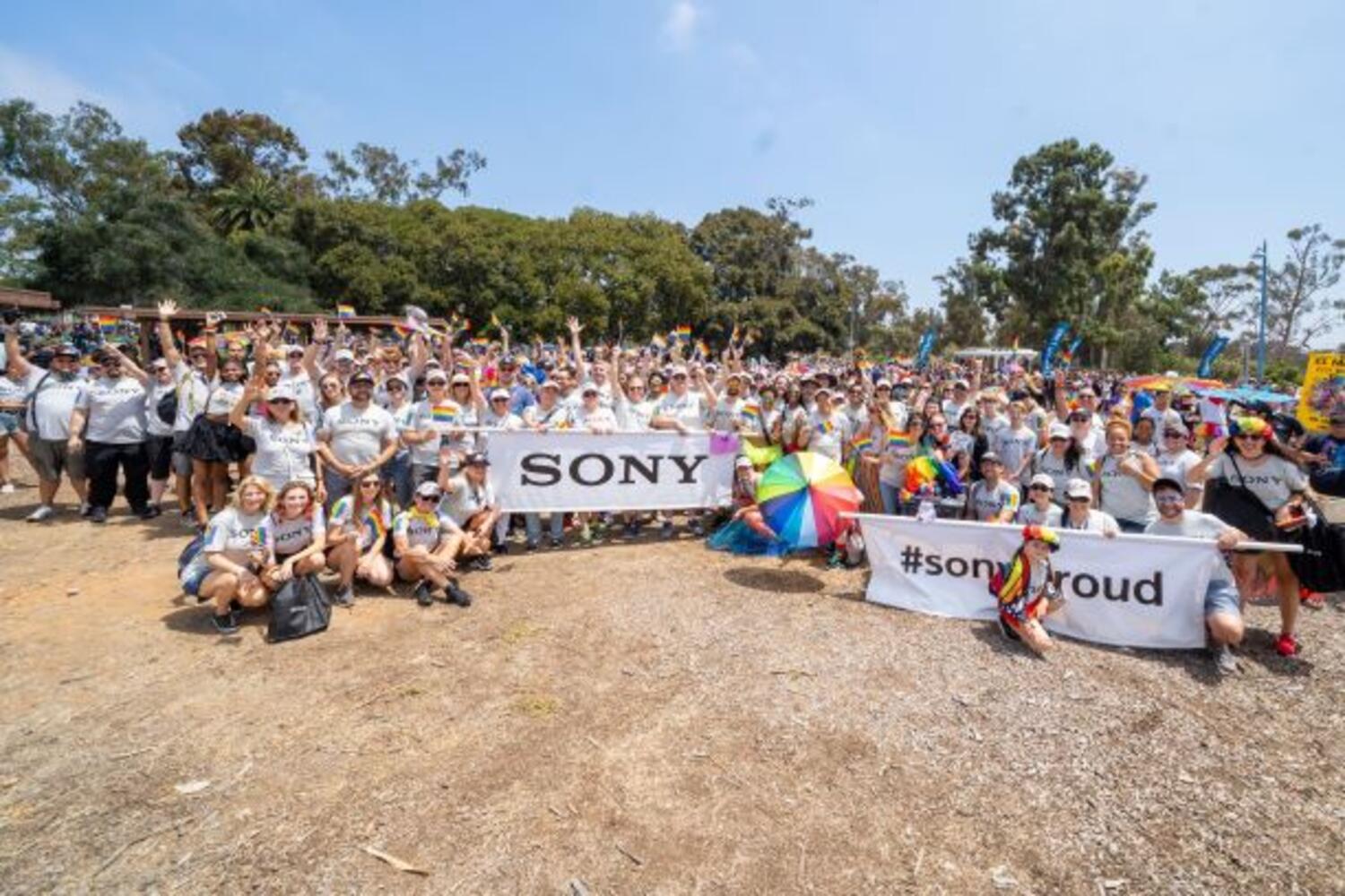 Sony San Diego Group at San Diego Pride Parade 2019