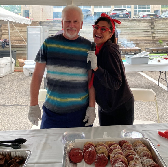 Having fun at our annual picnic - this year's picnic was 50s themed to celebrate our 70th anniversary!