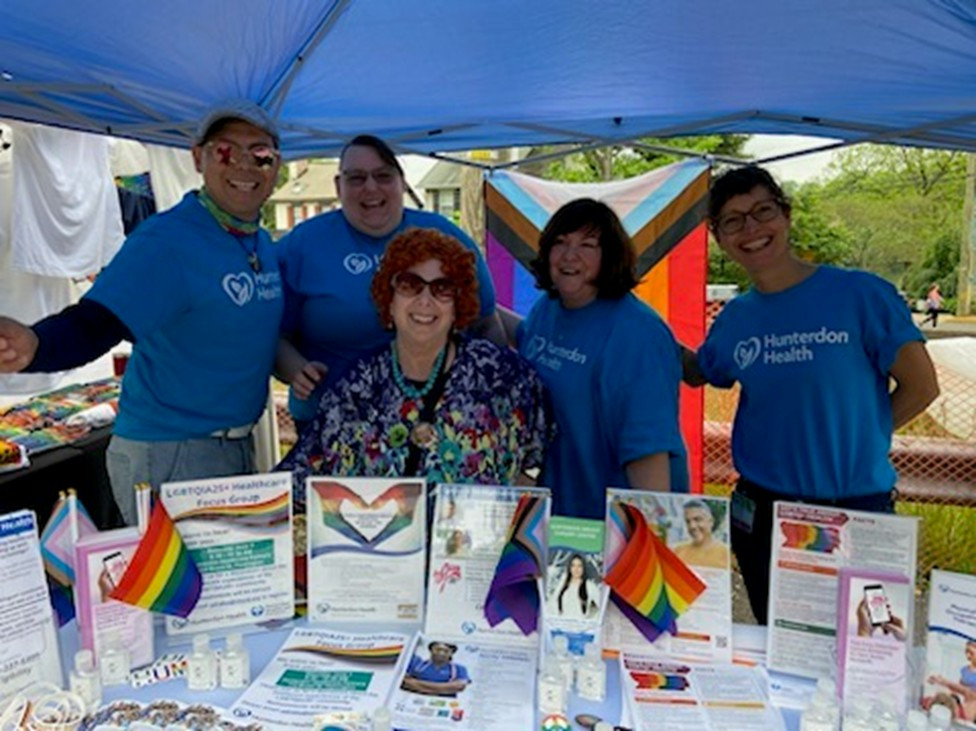 Members of our organization at a local Pride Fest