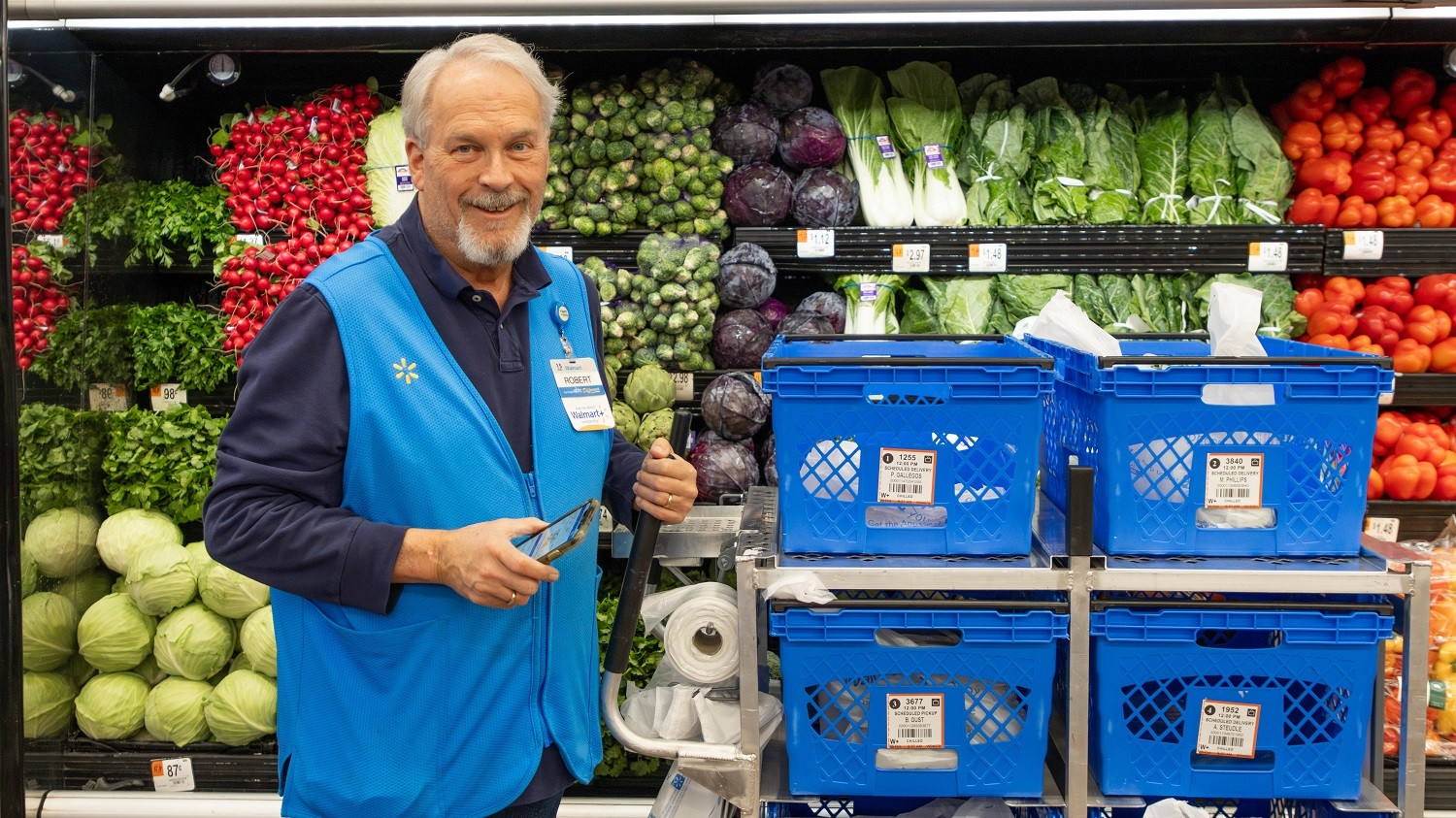 A member of Walmart's elite private fleet of truck drivers