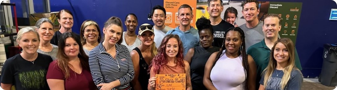 Giving back to the community by supporting the local Food Bank