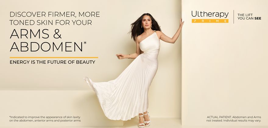 Merz Aesthetics announces new arms and abdomen* indication for Ultherapy PRIME.