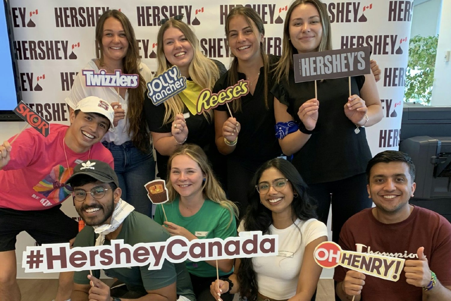 Hershey Canada employees celebrate Global Behaviour Awards Ceremony.