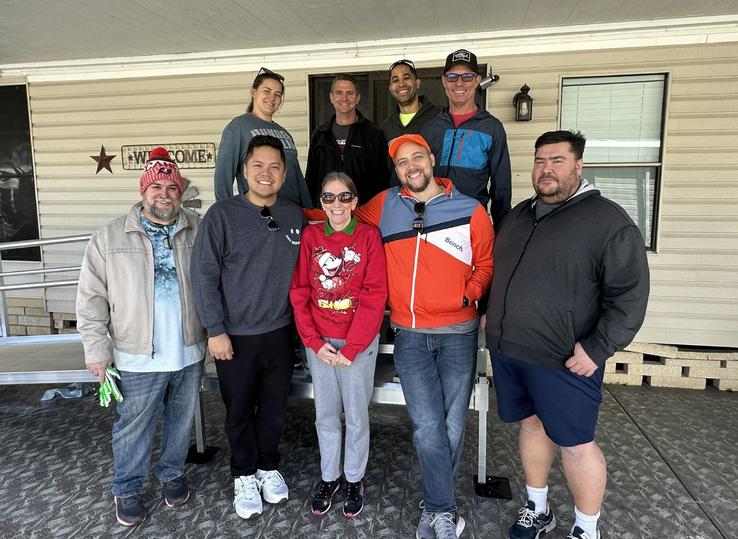 Annual Ramp Build volunteer event for Center of Independent Living