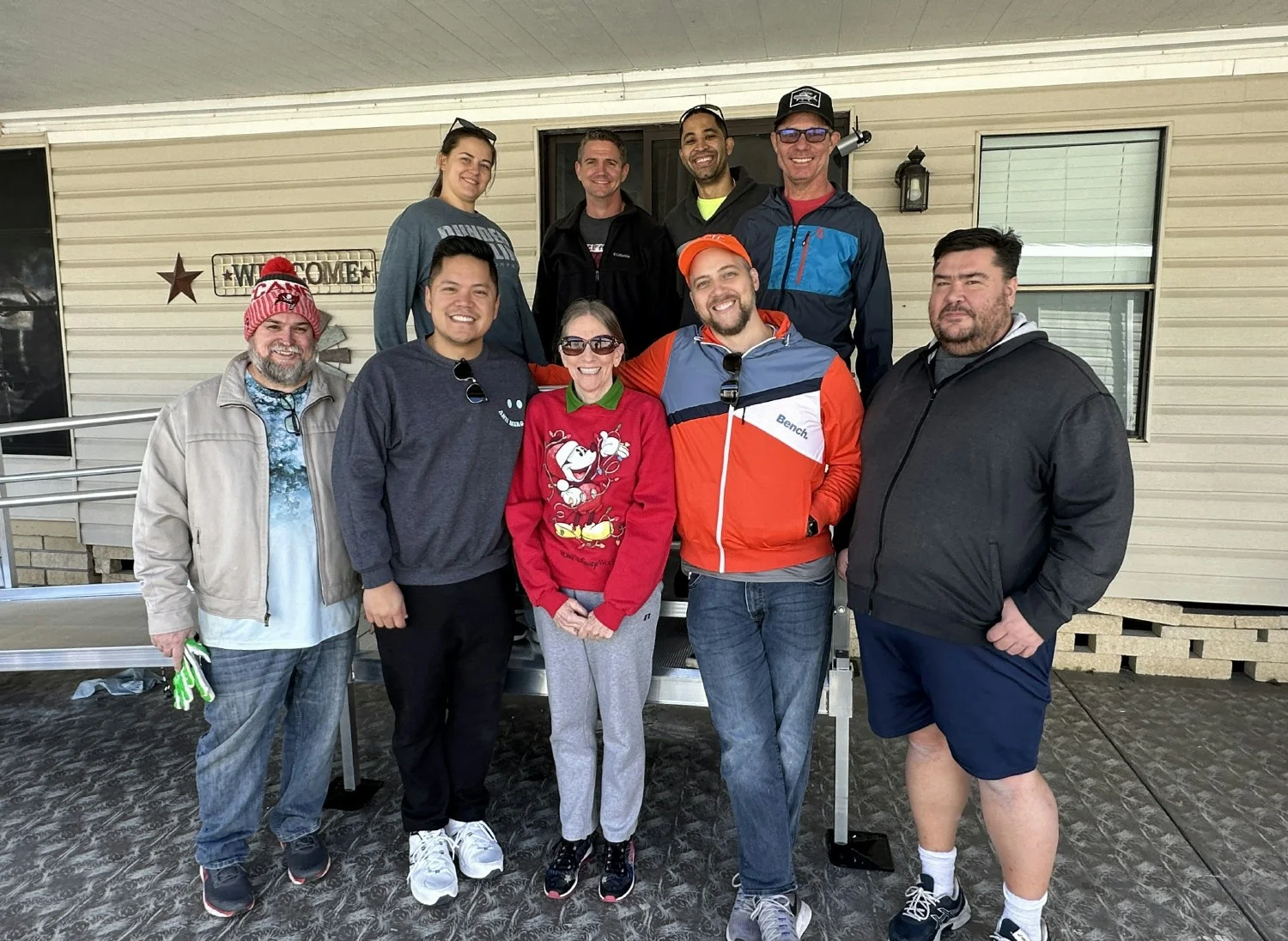 Annual Ramp Build volunteer event for Center of Independent Living