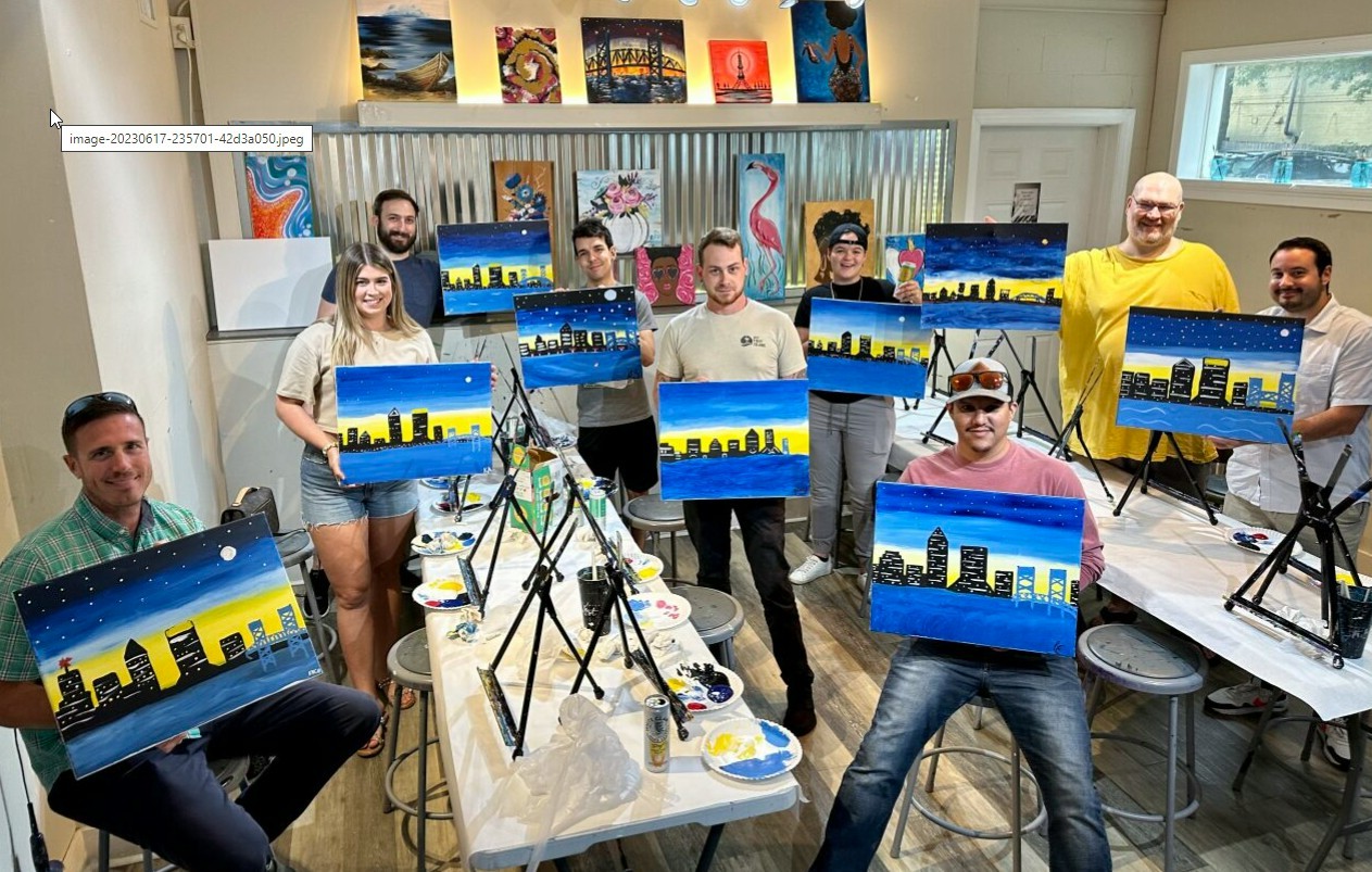 Painting with a Twist Team Event