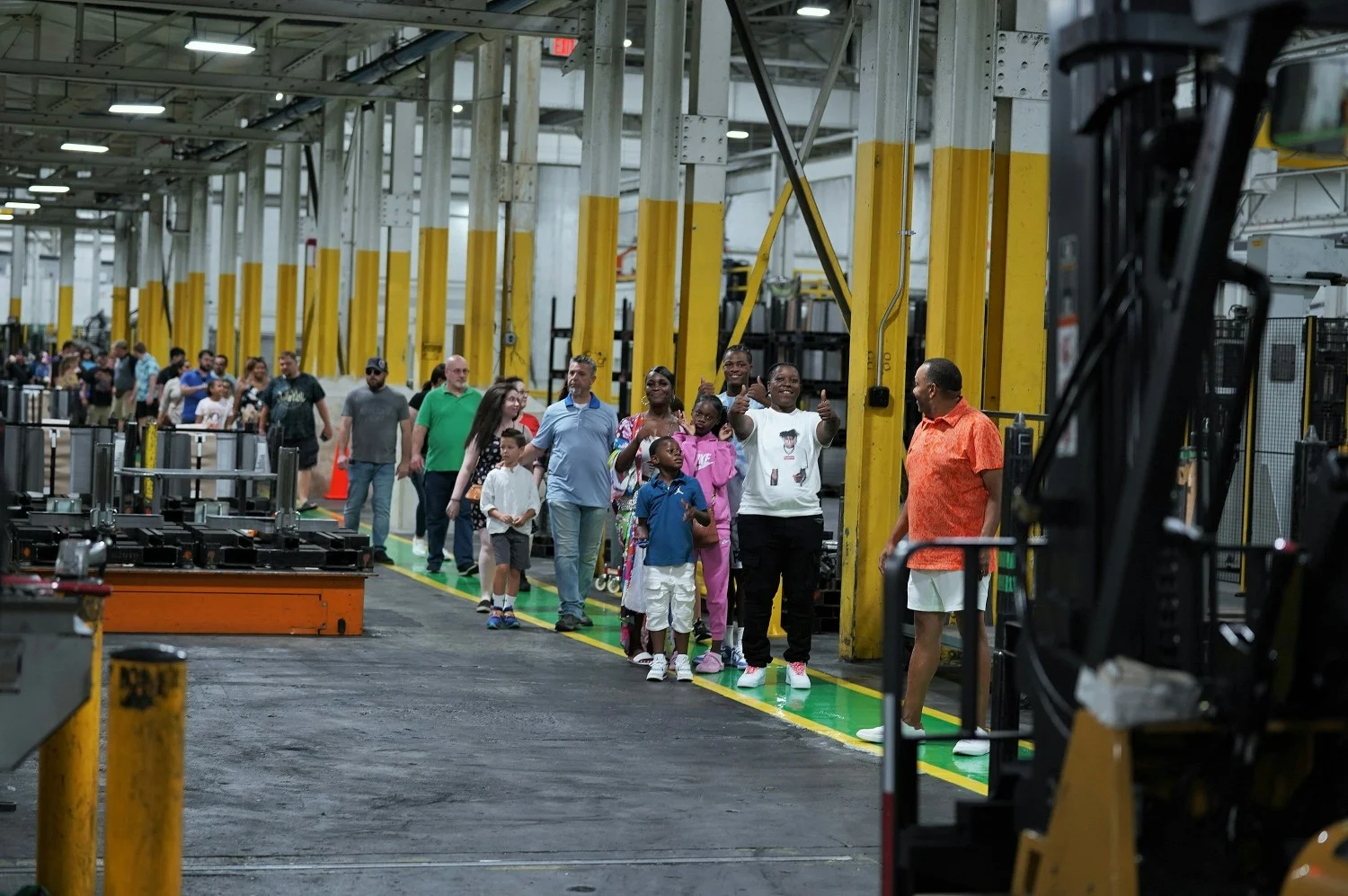 Family Day event Detroit, Michigan showing families what we do and how we do it. 