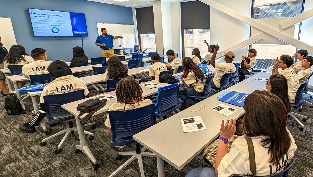 July 2024 - Branch leader providing financial literacy session to high school students as part of a local youth summit. 
