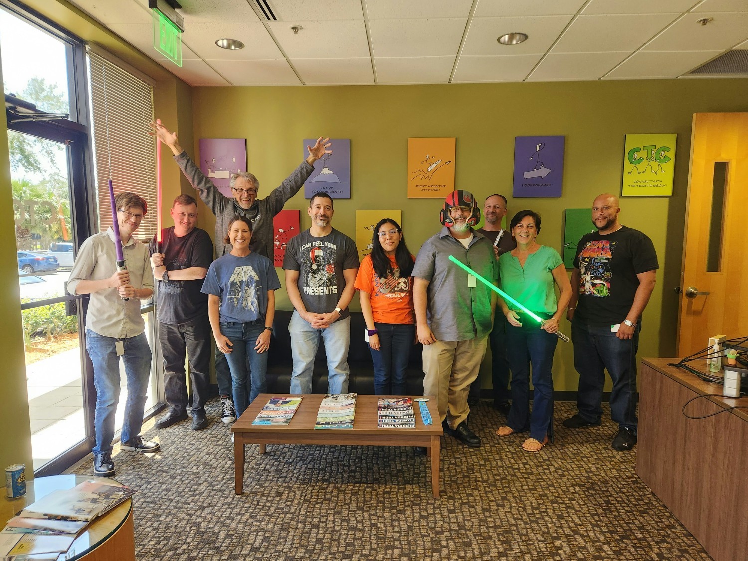 Our Melbourne team enjoys a fun Star Wars themed day on May 4