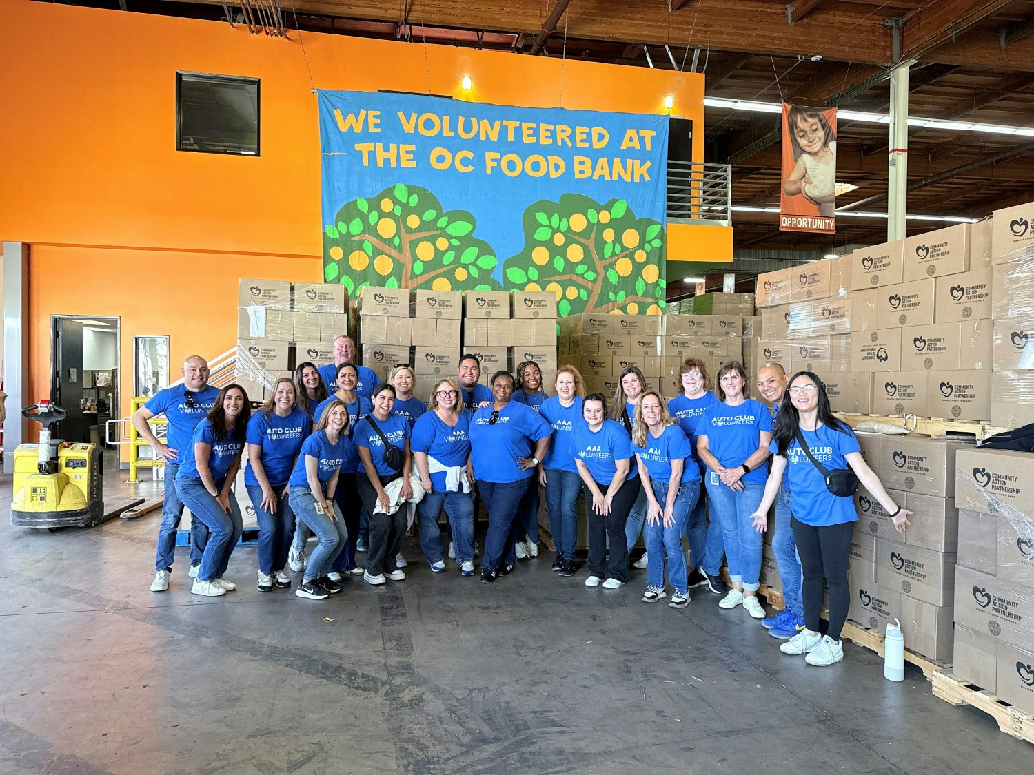 AAA Auto Club Enterprises employees use their paid volunteer time to give back to their community