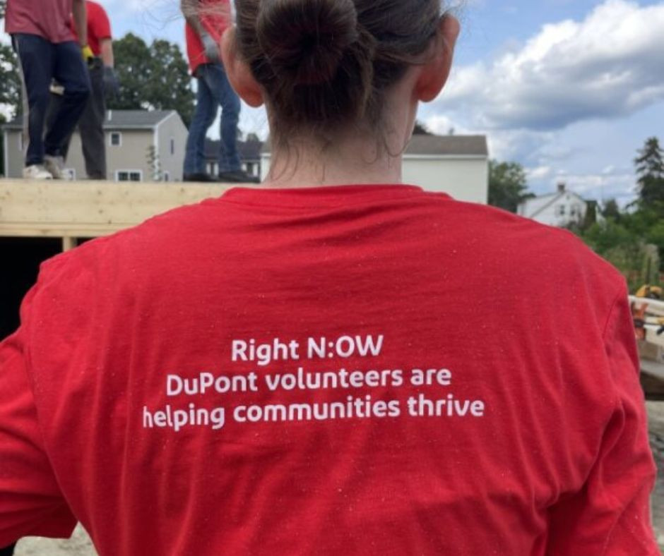In 2023, DuPont volunteers engaged in over 880 community projects