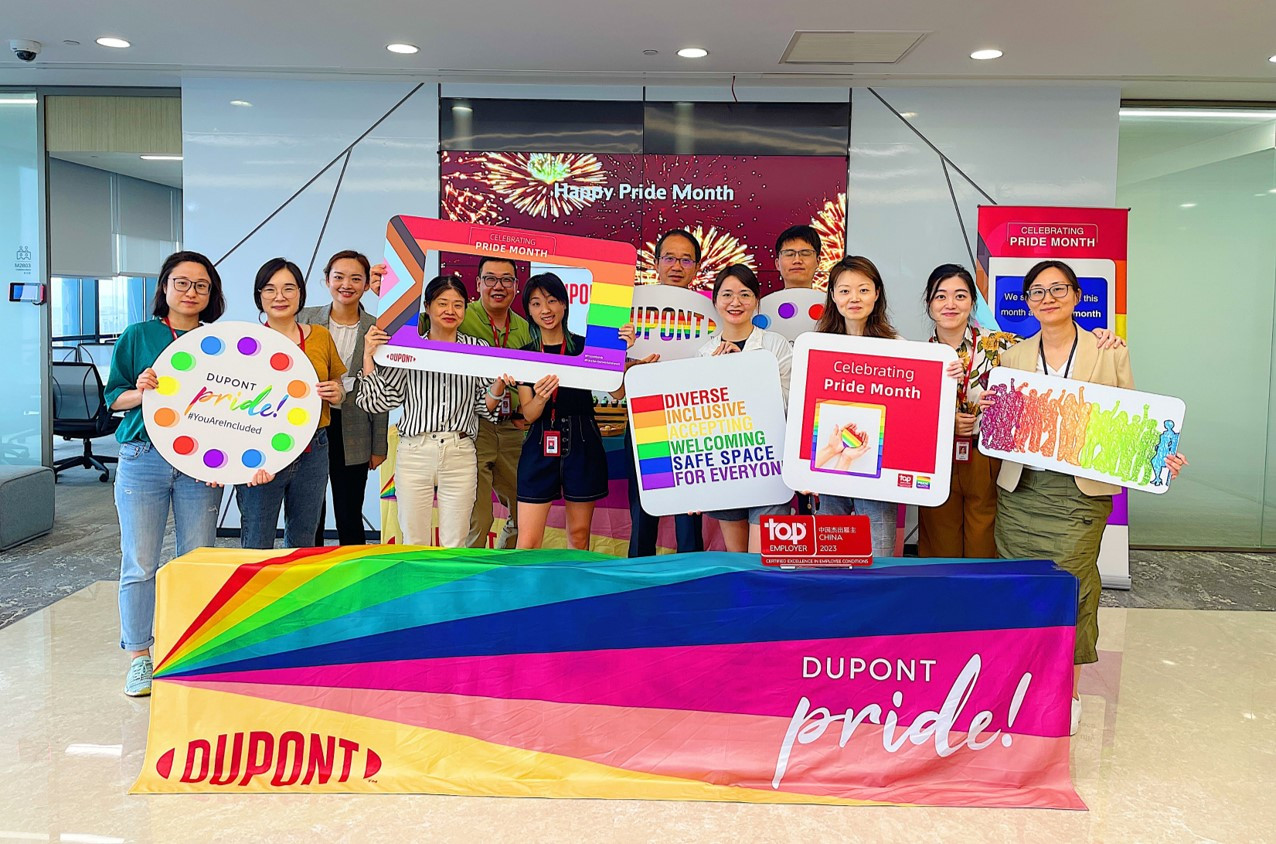 Employees from our Pride Employee Resource Group celebrated Pride Month