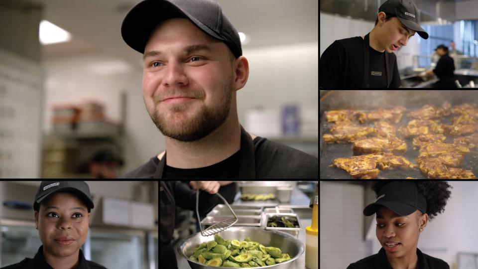 Chipotle employees in Behind The Foil national ad campaign
