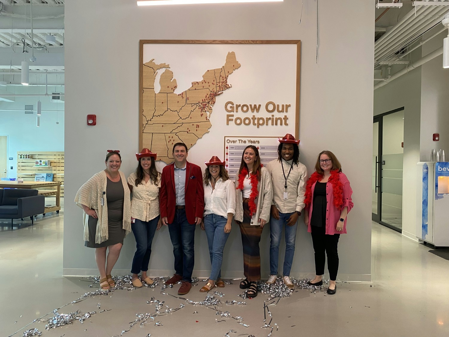 Team members have the honor of placing the newest pin on our main lobby map at the CSC - this one was for Tennessee! 