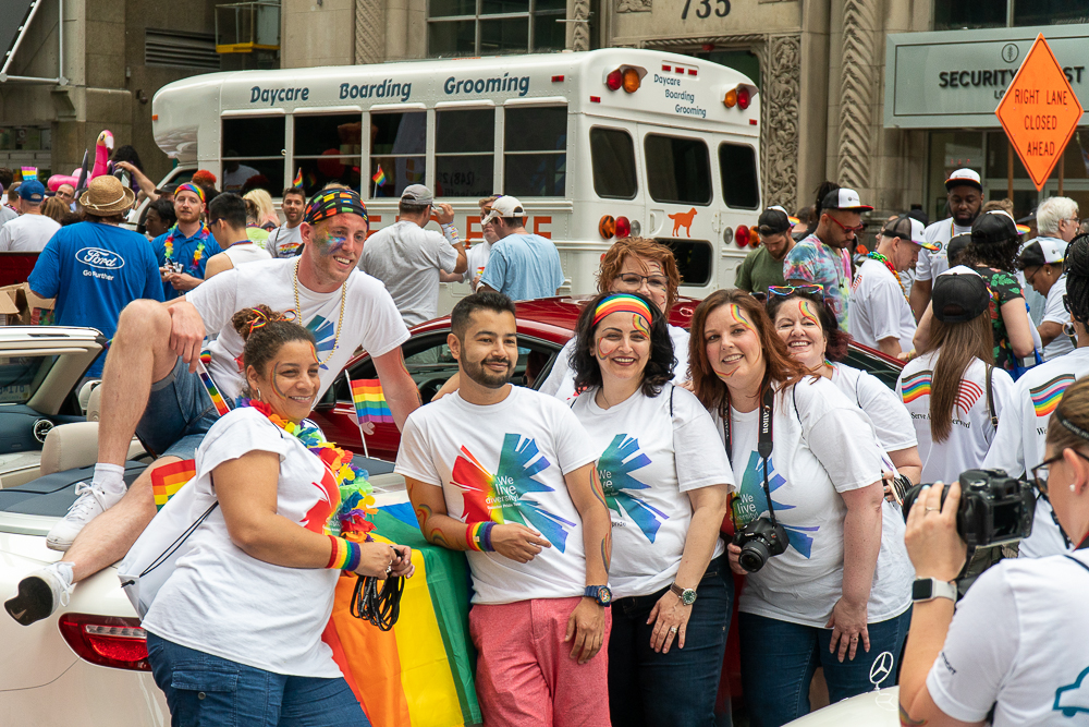 We Live Diversity! Supporting the Pride Parade in Detroit, MI