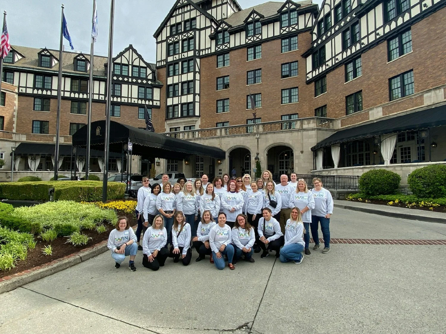 Taking a break from a conference to show Mersen Pride! 