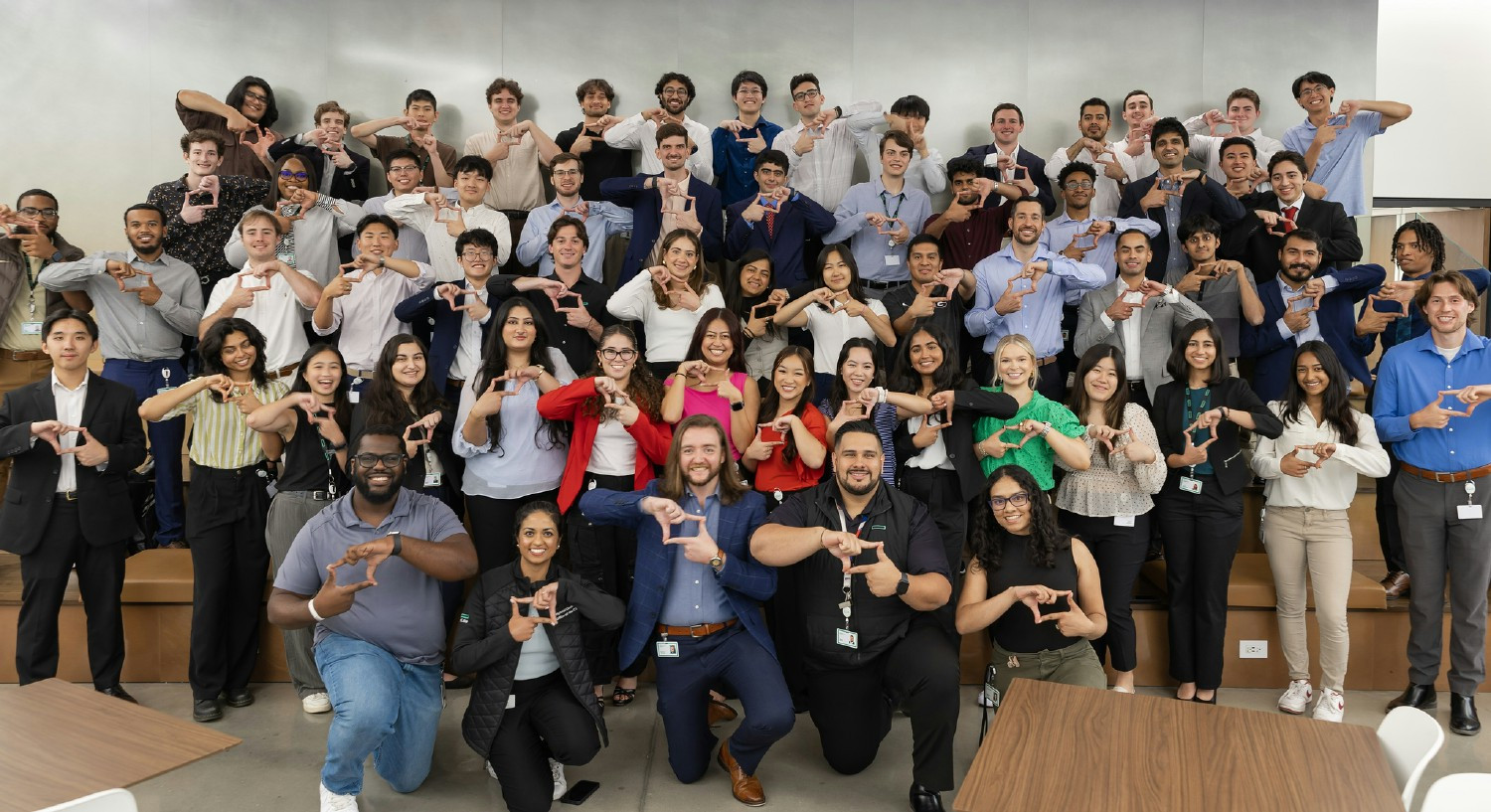 Pride Resource Group at HPE's headquarters in Houston celebrating PRIDE month.