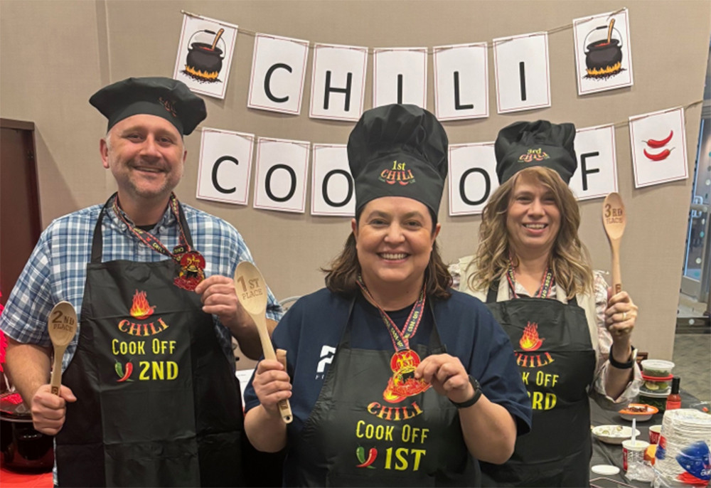 Events like an annual chili cook off give Pinnacle associates a chance to have fun and connect on a person level.  