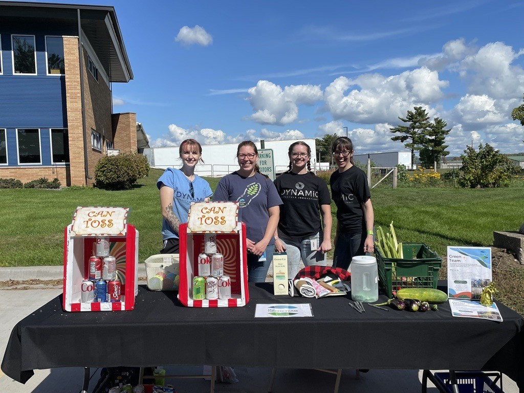 Recycling team members run a booth at our annual Health Fair by sharing games and handing out prizes!
