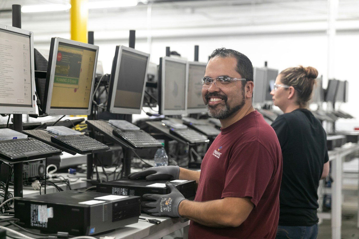 Cesar, an Operations Lead, works diligently to protect our customers data and maximize the life of a computer.