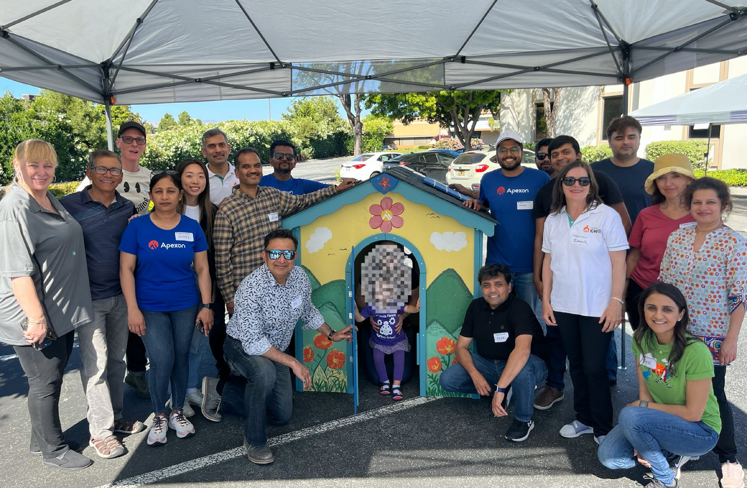Celebrating Apexon – Habitat for Humanity Project in Santa Clara! Building hope, creating impact, and strengthening 