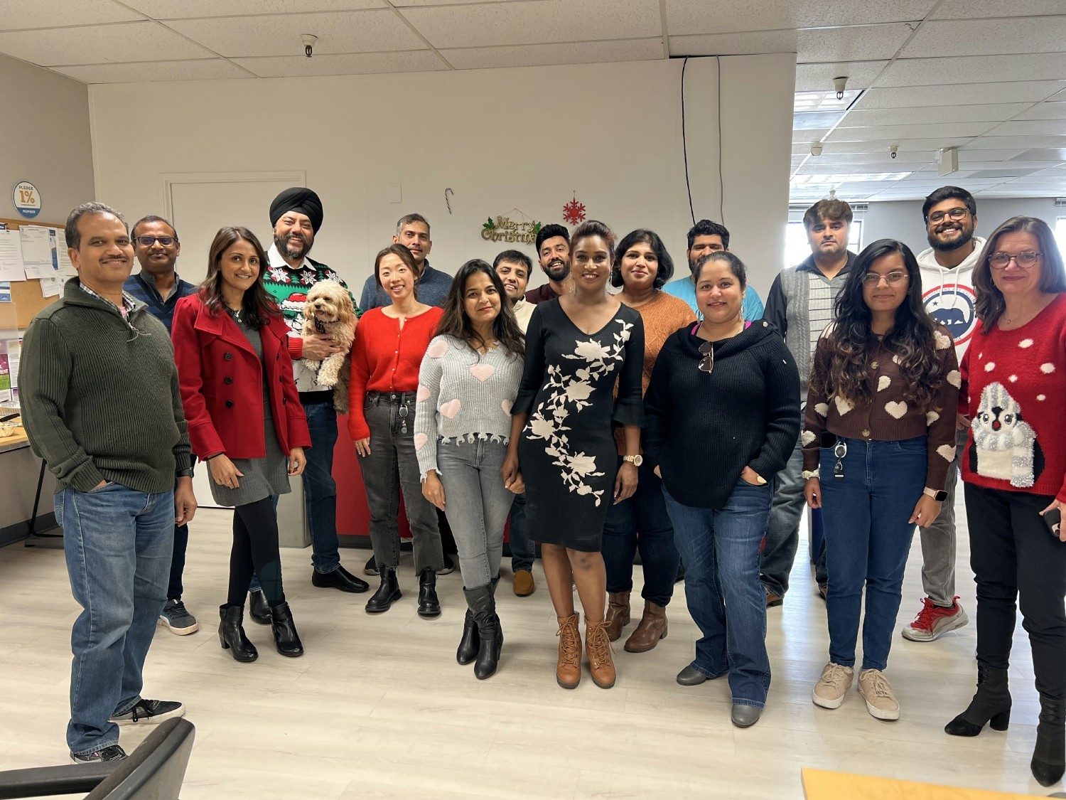 Celebrating Apexon:Christmas party in Santa Clara office