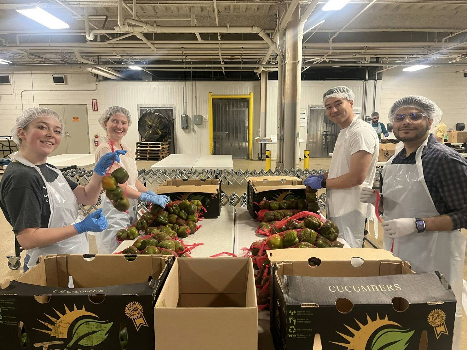 Chicago Food packing event