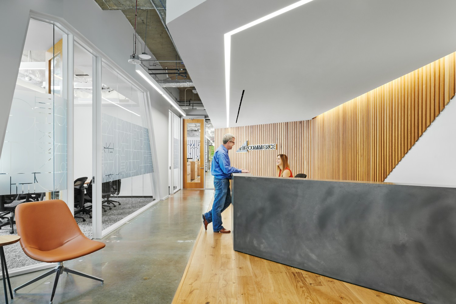 BigCommerce lobby at Austin Headquarters