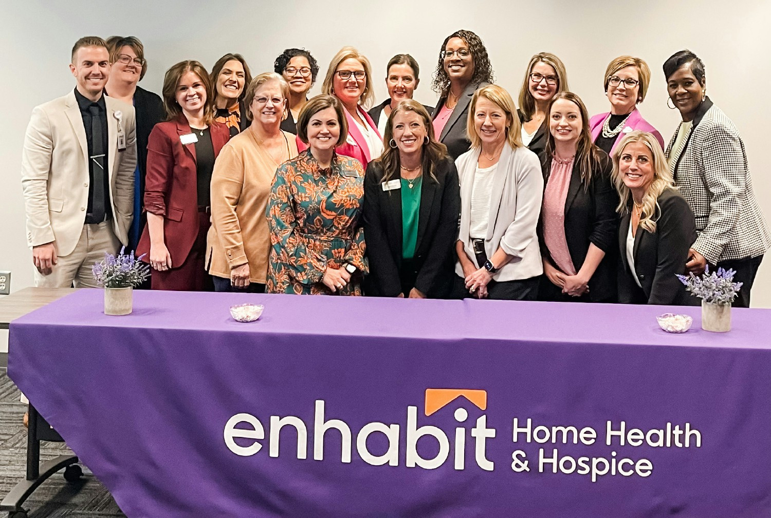 Our east hospice region team recently welcomed Enhabit's President and CEO Barb Jacobsmeyer. 