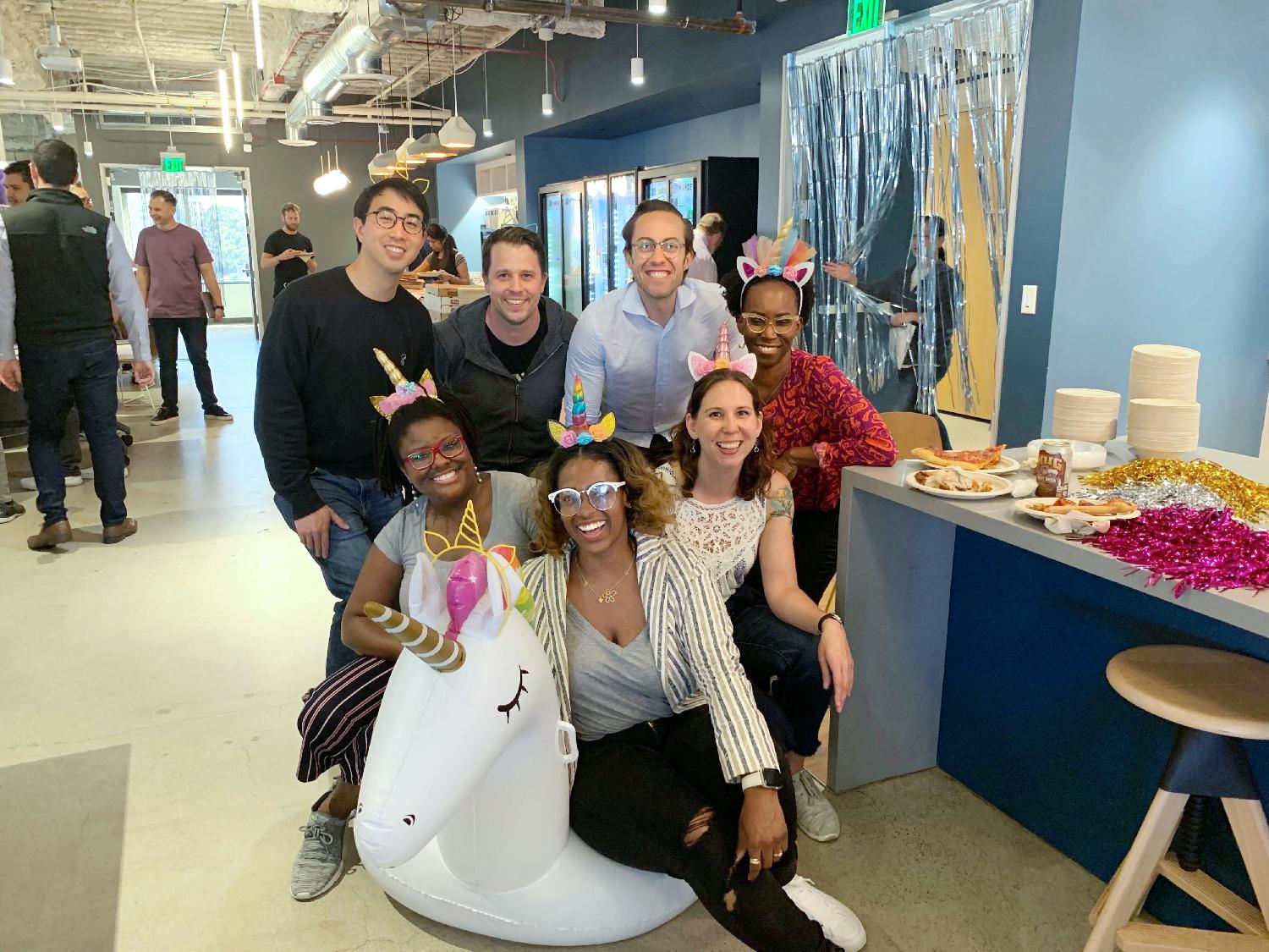 Employees enjoying 2019 Hackweek. 