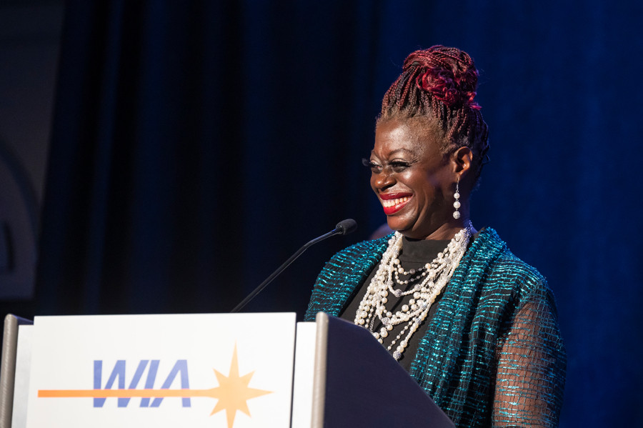 Mary Stevenson recognized by Women In Aerospace with Allyship Award