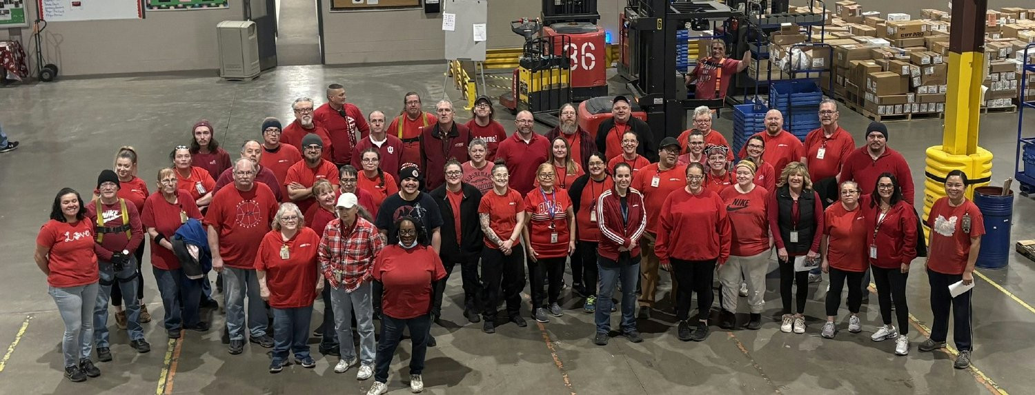 MSC associates at the Elkhart, Ind., CFC wore red to raise awareness surrounding cardiovascular disease in women.