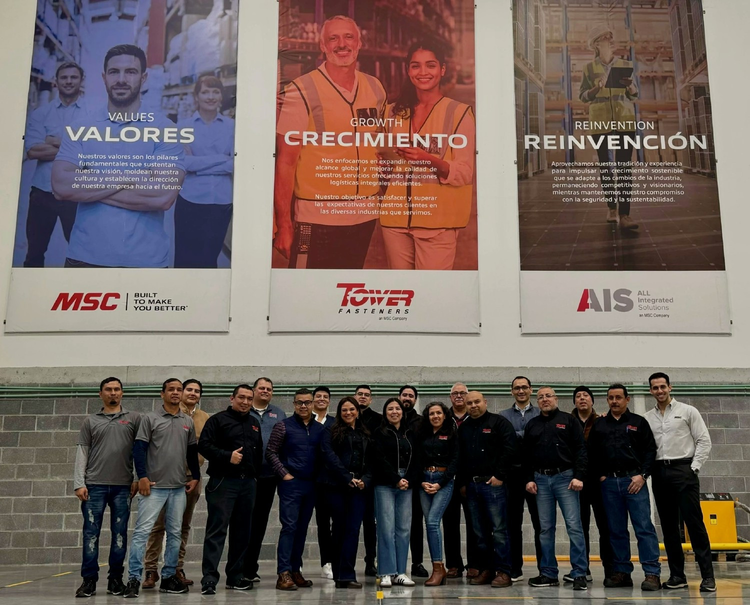 MSC associates at the Monterrey, Mexico, distribution center.