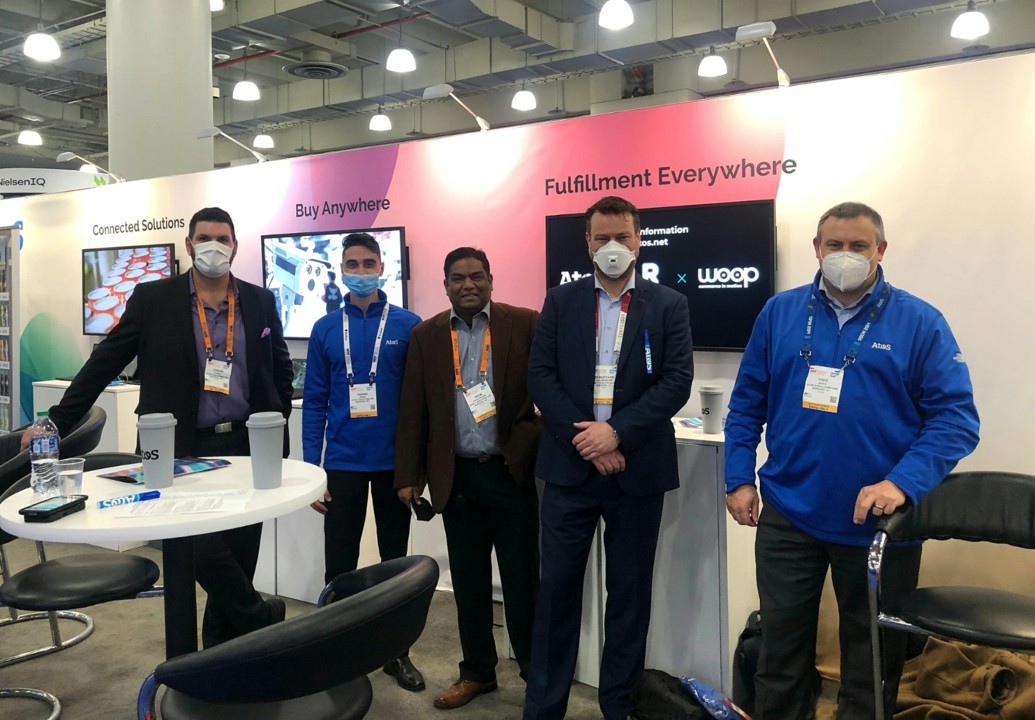 Atos team members at NRF 2022