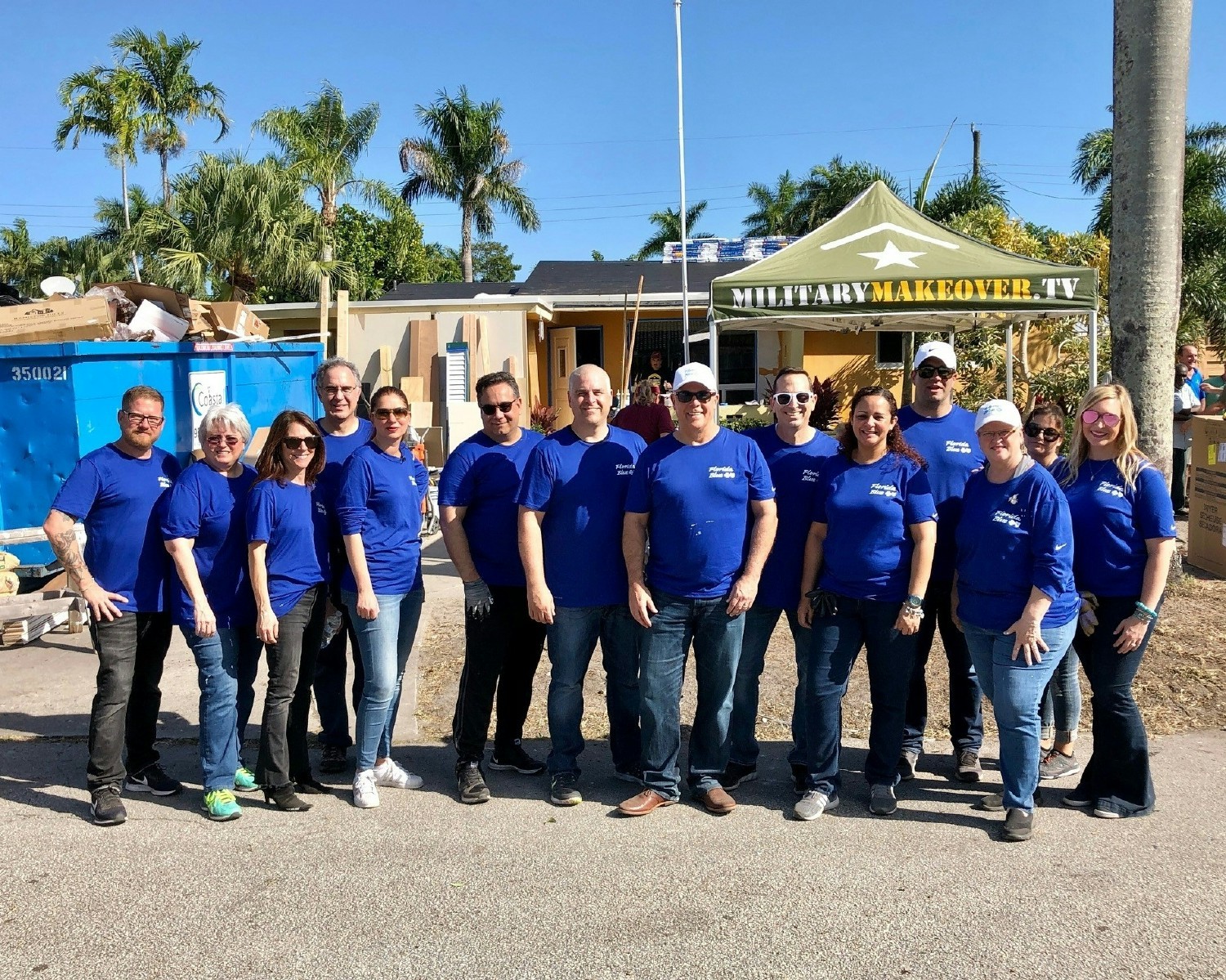 Florida Blue and Military Makeover partner to renovate the home of a veteran killed during the Parkland school shooting