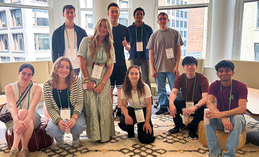 Group of our summer interns at our HQ.